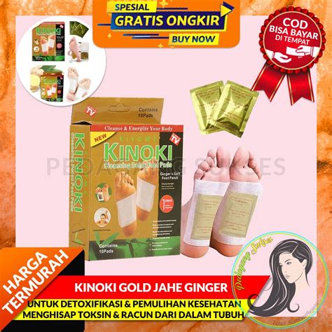 Jual Kinoki Gold Jahe Ginger Koyo Penyerap Racun Isi Pcs Shopee