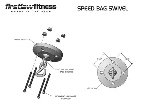 Speed Bag Swivel Firstlaw Fitness