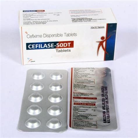 Cefixime 50 Mg Antibiotic Dispersible Tablets Cas No 79350 37 1 At