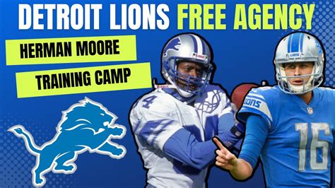 Herman Moore On Lions Training Camp Battles Ft Cj Gardner Johnson