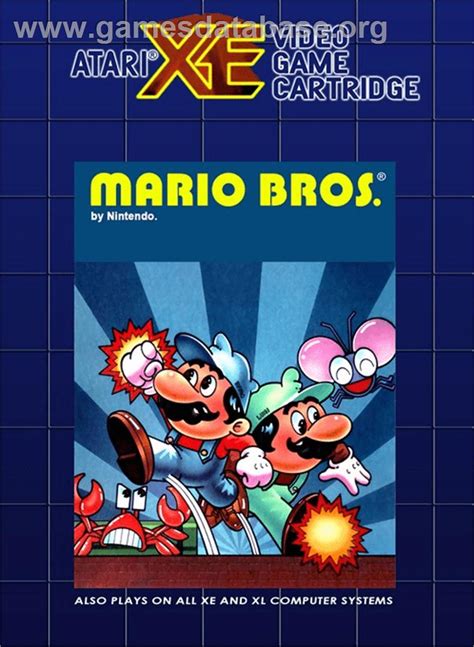 Mario Bros Atari 8 Bit Artwork Box