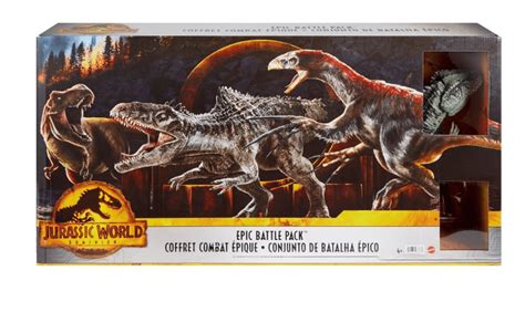 Jurassic World Dominion Epic Battle Pack Figure Set Dinosaurs New With