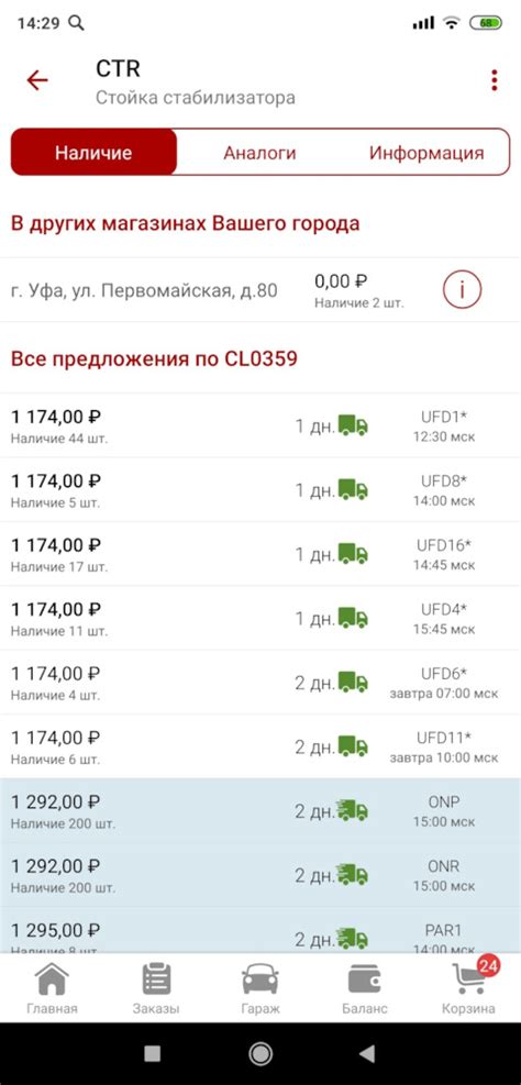 CL0359 Тяга стабилизатора передняя (правая/левая) CTR | Запчасти на DRIVE2