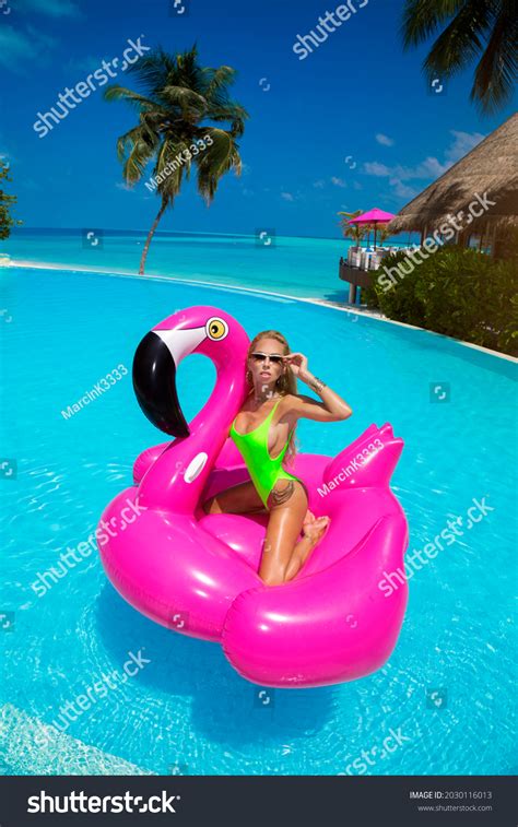 Beautiful Sexy Tanned Woman Bikini Model Stock Photo Shutterstock