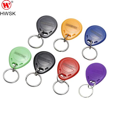 Factory Price Rewritable 5200 Chip Id Key Chain 125khz Id Card Small