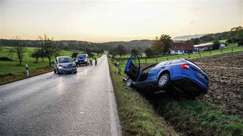 Auf Der B Bei Kirchheim Unter Teck J Hriger Kracht In