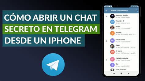 Cómo Abrir un Chat Secreto en Telegram Desde un iPhone YouTube