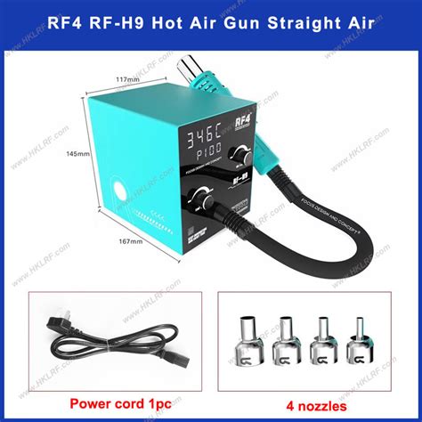 RF4 RF H9 1000W Intelligent Digital Display Hot Air Soldering Station For PCB BGA IC Chip Rework