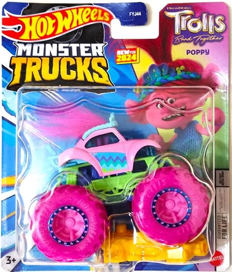 Amazon Hot Wheels Monster Trucks New For Scale Trolls Poppy Toys Games