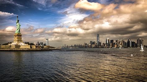 Architecture Building City Cityscape New York City Statue Of