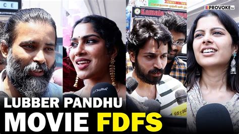 Lubber Pandhu Celebrity And Public Review Fdfs Provoke Tv Youtube