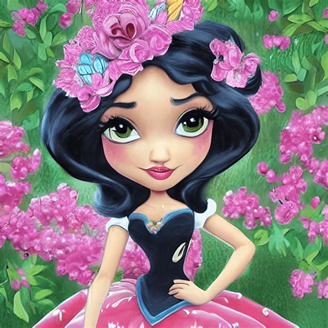 Disney Latina Princess Graphic Creative Fabrica