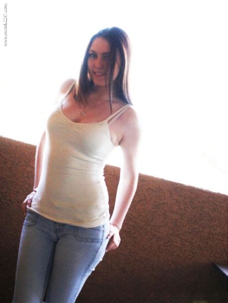 Amateur Model Slides Jeans And Thong Over Her Nice Ass After Baring Boobs CoedCherry