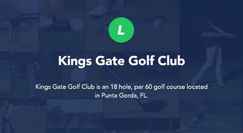 Kings Gate Golf Club - Punta Gorda, FL | Local Golf Spot