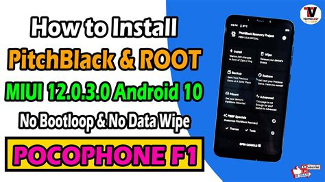 How To Install Pitchblack Recovery Root On Pocophone F Miui