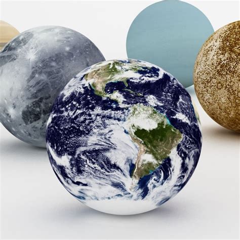 Solar system planets 3D Model $6 - .3ds .fbx .max .obj - Free3D