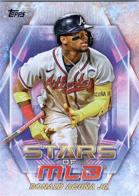 Topps Stars Of The Mlb Ronald Acu A Jr Atlanta Braves Smlb Ebay