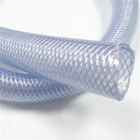 China PVC Transparent Clear Fiber Braided Reinforced Hose Tube China