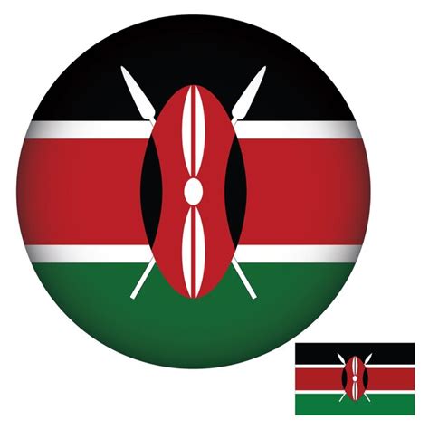 kenya button flag images    freepik