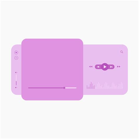 Premium Vector Music Player Interface Element