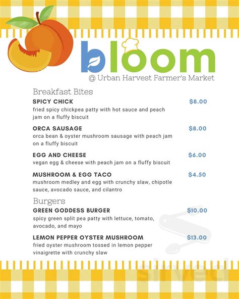 Bloom Foods Food Truck Menus In Houston Texas United States