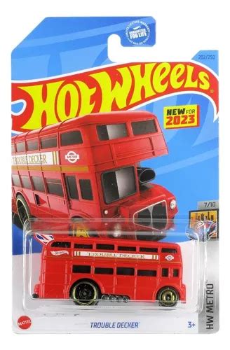 Hot Wheels Trouble Decker Nibus Londres Hkg Parcelamento Sem Juros