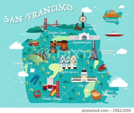 San Francisco Attractions Map - Atlanta Georgia Map