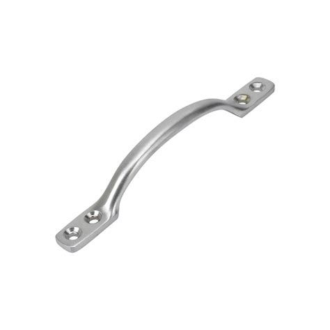 Sash Heritage Straight Arm Fastener Raised Round Knob Narrow Satin