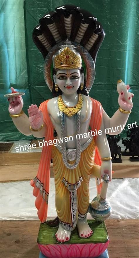 White Marble Vishnu Ji Statue Temple At Rs In Alwar Id