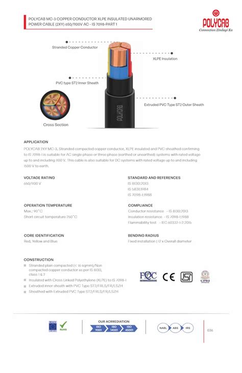 Polycab Core Frls Lt Copper Armoured Cable Sq Mm At Rs Meter