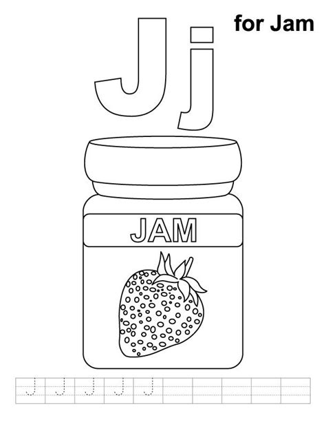 J Is For Coloring Page - MaxfvCastillo