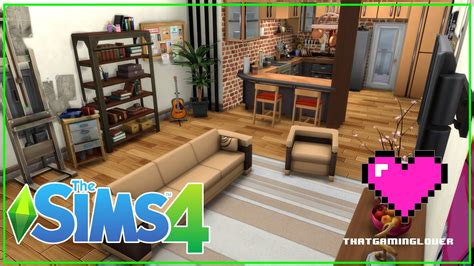 Modern Apartment Sims Speed Build No Cc Thatgaminglover Youtube