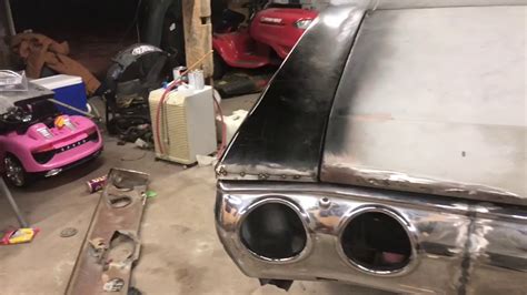 Tucking The 72 Chevelle Bumper Pt2 Youtube