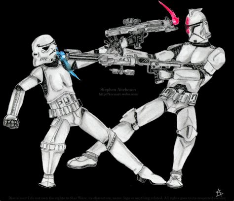 Stormtrooper vs Clone Trooper by Kecu0 on DeviantArt