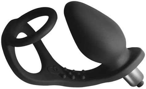 Dop Anal Cu Vibratii Si Inel Pentru Penis Domo Ro
