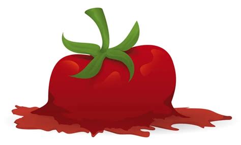squashed tomato vector art stock images depositphotos