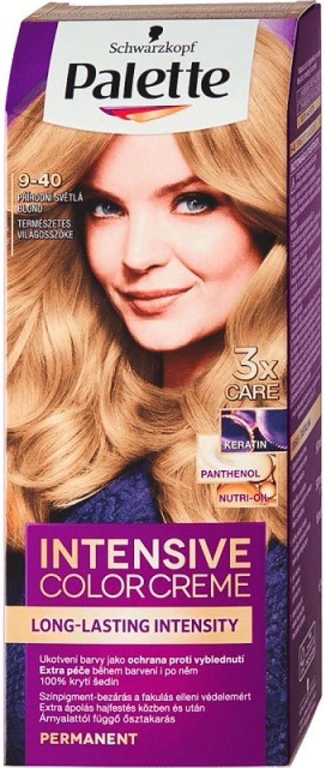 Schwarzkopf Palette intensive color creme 9 40 natural light blonde Brait sk osviežovače vzduchu