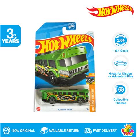 Hot Wheels Fast Transit Hot Wheels High Green Lot A Shopee Malaysia
