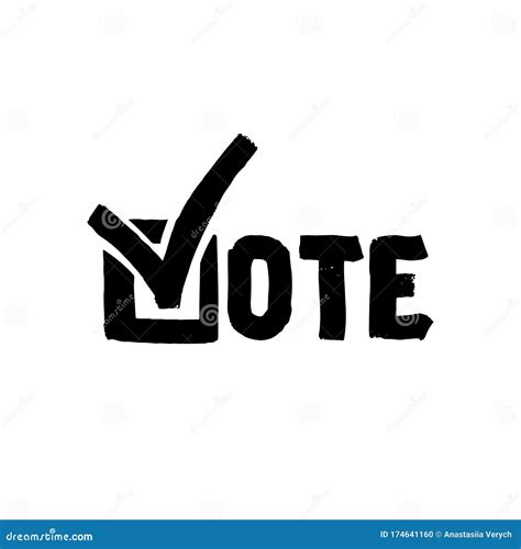 Blue Vote Check Mark