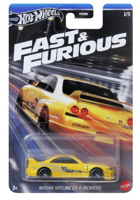 HOT WHEELS NISSAN SKYLINE GT R BCNR33 ReSoRaK MODEL AUTKO FAST FURIOUS 16897806101 Allegro Pl