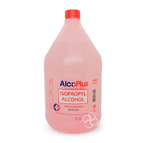 Alcoplus Isopropyl Alcohol Solution Gal Lazada Ph