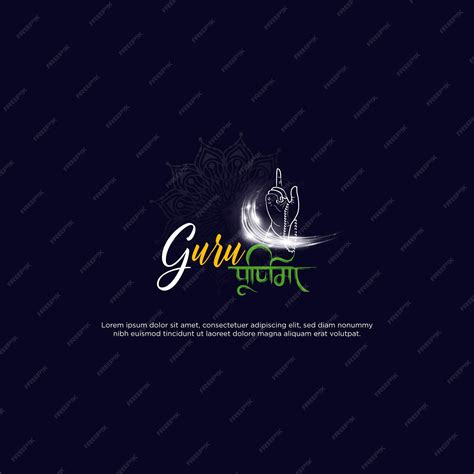 premium vector  logo   guru light