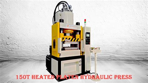 150 Ton Servo Hydraulic Press Heated Platen Press Machine For