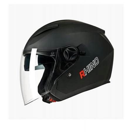 Kask Otwarty Rhino Touring Black Matt Kaski Kaski Motocyklowe