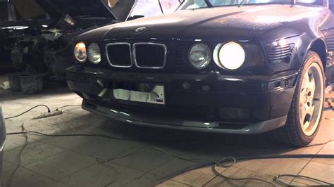 Омыватель фар бмв е34 - YouTube