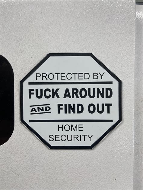 FAFO Fuck Around Find Out Laser Cut Sign Etsy