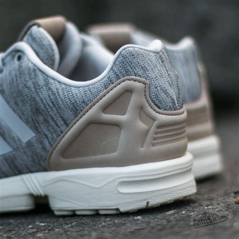 Men S Shoes Adidas ZX Flux Solid Grey Pale Nude White Footshop