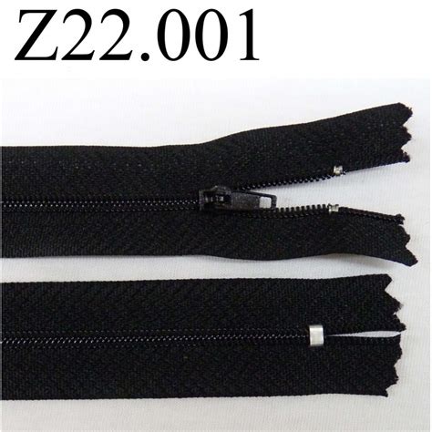 Fermeture Zip Glissi Re Longueur Cm Couleur Noir Non S Parable Zip