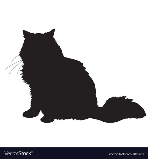 Cat silhouette Royalty Free Vector Image - VectorStock