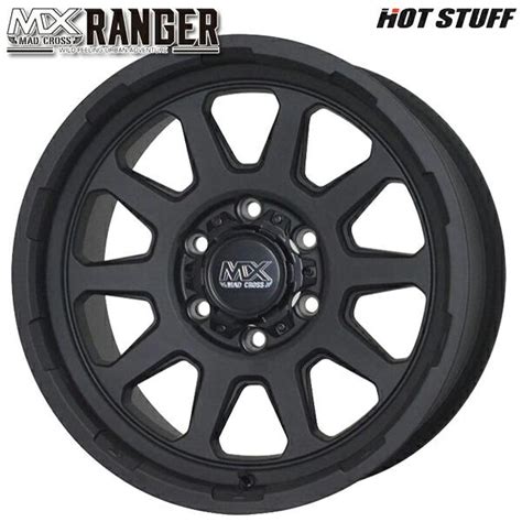 HOT STUFF ホットスタッフ マッドクロス レンジャー 18インチ 8 0J 6H139 7 20 マットブラック アルミホイール単品 4本セット 送料無料 ジャストパーツ